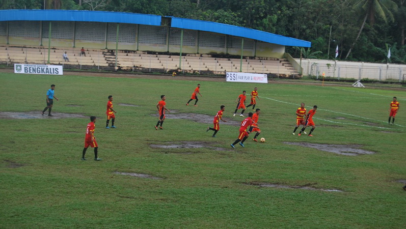 PSSI Bengkalis Minta Perawatan Stadion PMA Dianggarkan